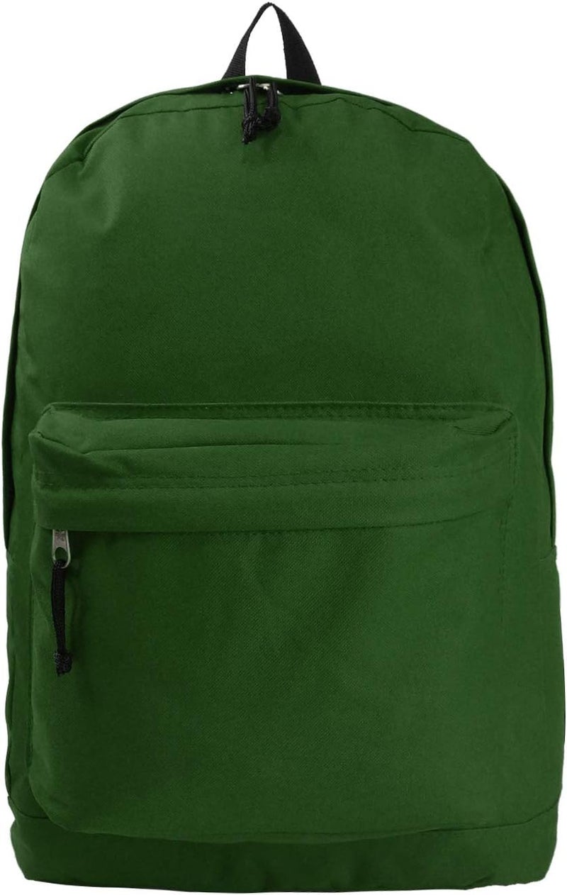 K-Cliffs Classic Bookbag Basic Backpack School Bookbag Student Simple Emergency Survival Daypack - Image 1